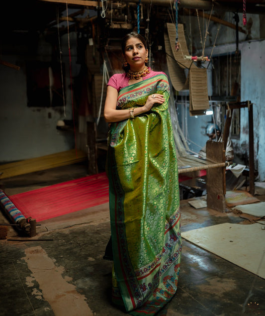 ASHAWALI BROCADE SILK SAREE