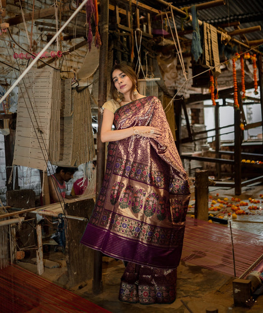 Ashawali Brocade Silk Saree